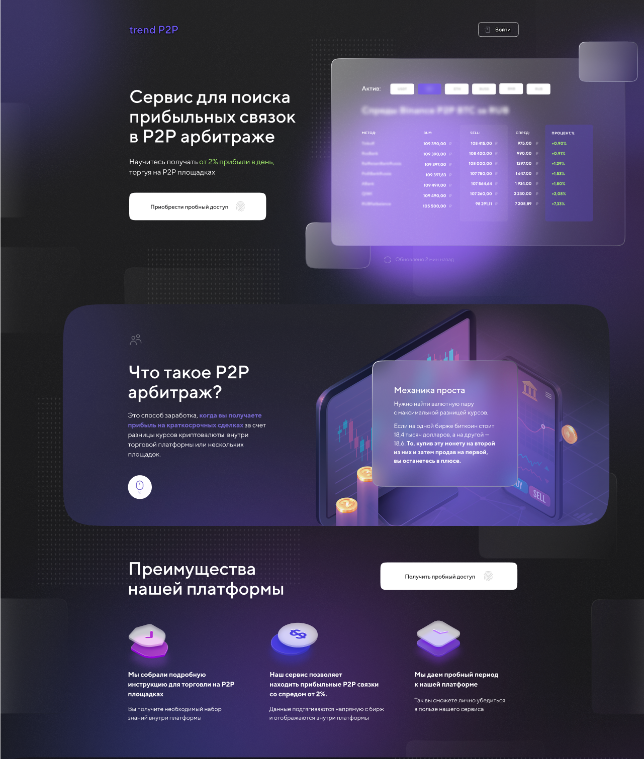 trend P2P — экран 6